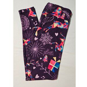 Fabulegs Christmas Reindeer Leggings OS